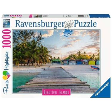 Imagem de Puzzle 1000 Peças Ilha Caribenha Ravensburger 12000159