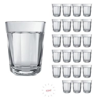 Imagem de Jogo 24 Copos 45ml Americano Dose Redondo Tequila Whisky - NADIR FIGUE