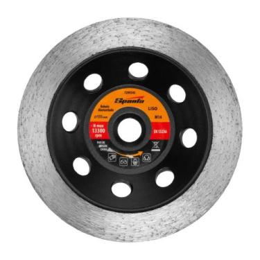 Imagem de Rebolo Diamantado Contínuo Rosca M14 115mm 1 Peça SPARTA