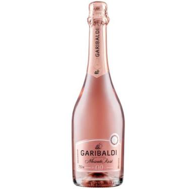 Imagem de Espumante Moscatel Rose Sem Álcool Garibaldi Zero 750ml