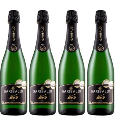 Imagem de Espumante Branco Brut Garibaldi Vero 750ml Kit 4un