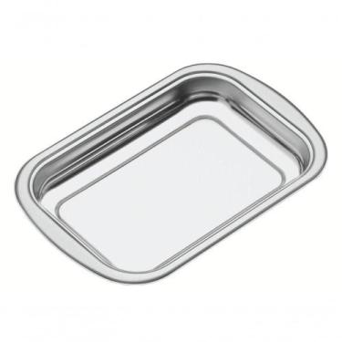 Imagem de Assadeira Tramontina Cosmos Retangular 52cm Aço Inox Para Cozinha