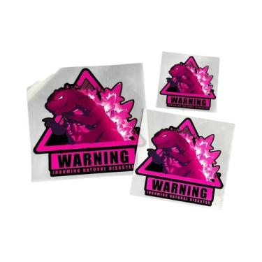 Imagem de Adesivos Refletivos De Dinossauro Para Carro, Moto, Scooter, Capacete,