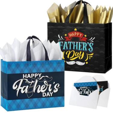 Imagem de Bolsa de presente STYPOP de 13 polegadas para o Dia dos Pais, pacote c