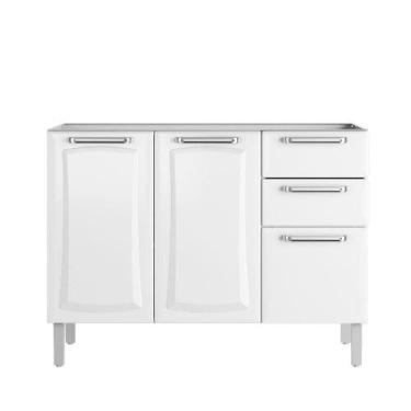 Imagem de Balcão Para Pia Sem Tampo 120cm Tarsila - Itatiaia