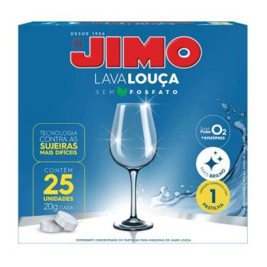 Imagem de Detergente Lava Louça Sem Fosfato 25 Pastilhas 20G Cada Jimo