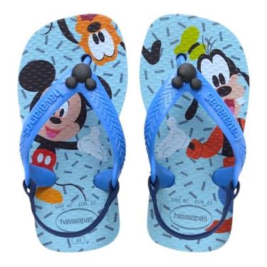 Imagem de Chinelo Havaianas Bebê Infantil Baby Elástico Disney Meninos 137, Azul