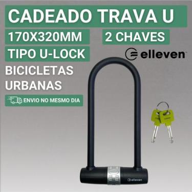 Imagem de Cadeado Para Bicicleta em Aço U Lock Elleven 17x32cm