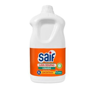Imagem de Sabão Líquido Saif Glicerina 3 Litros - Cuidado e Proteção para Tecido