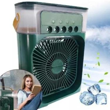 Imagem de Ventilador Portátil de Mesa Mini Ar Condicionado Umidificado - Galador