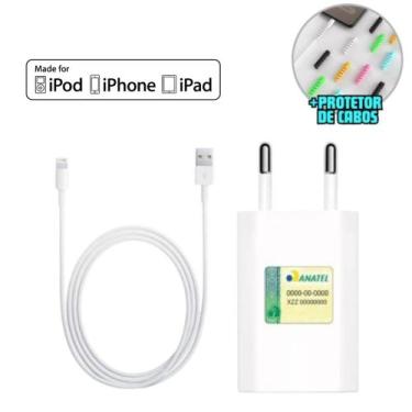 Imagem de Carregador Compatível para iPhone com Cabo USB para Lightning 12V Bivo