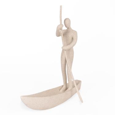 Imagem de Escultura Decorativa Pessoa em Poliresina 32,5cm 22805 Mart