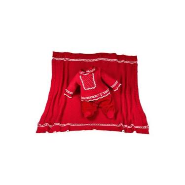 Imagem de Saída Maternidade Vermelha Beth Bebe, Vermelho, P