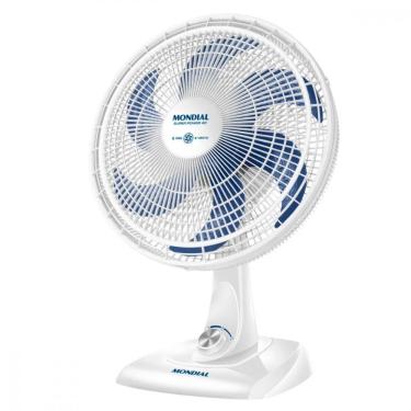 Imagem de Ventilador de Mesa Mondial 40cm 6 Pás 3 Velocidades Branco com Azul Super Power VSP-40-...