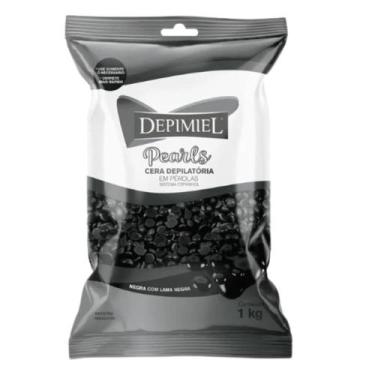 Imagem de Cera Depimiel em Pérolas Negra 1kg SISTEMA ESPANHOL
