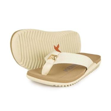 Imagem de Chinelo Kenner Nk6 Masculino Bege/Dourado, 39, Tan