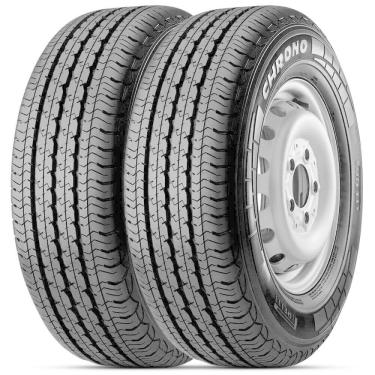 Imagem de Kit 2 Pneu Pirelli Aro 14 185R14C 102R Chrono