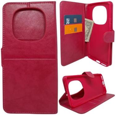 Imagem de Capa Carteira Para Xiaomi Note 14 Pro (Tela de 6.67) Capinha Case Cor: