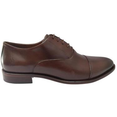 Imagem de Sapato Social Couro OXFORD Republicanos Men's Shoes 18904, Cacau, 44