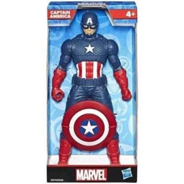 Imagem de Boneco Marvel Captain America Articulado 24cm Hasbro E5579