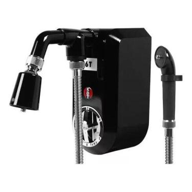 Imagem de Ducha 6t Com Desviador Kdt Black 8.800w 220v, Preto
