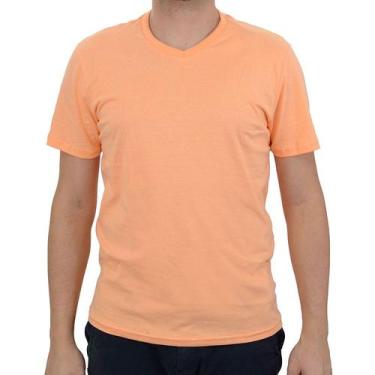 Imagem de Camiseta Masculina Fico Laranja Bright - 00821, P