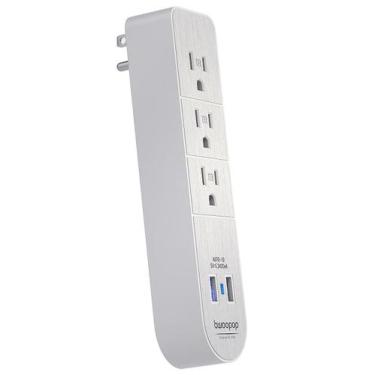 Imagem de Extensor de saída bwoopop Desktop Travel com USB 110V a 220V