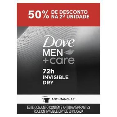 Imagem de Desodorante Antitranspirante Roll On Dove Men+Care Invisible Dry 2 uni