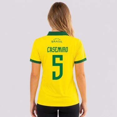 Imagem de Polo Brasil Penta Feminina Amarela 5 Casemiro - Balboa, P
