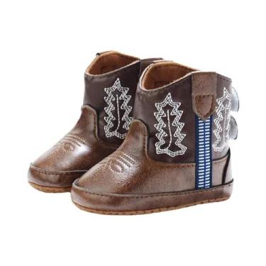 Imagem de Botas Para Bebês Recém-Nascidos Com Solas Macias E Antiderrapantes, Sa