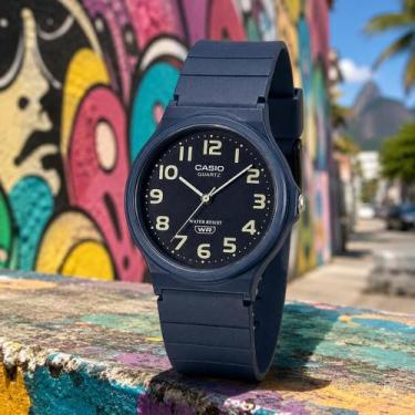 Imagem de Relógio Casio Feminino Leve Analógico Azul MQ-24UC-2BDF