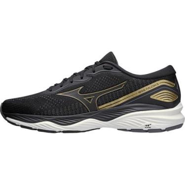 Imagem de Tênis de Corrida Masculino Mizuno Wave Falcon 5, Preto, 43