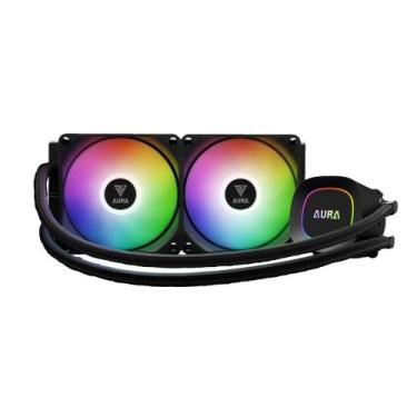 Imagem de Water Cooler Gamdias Aura Gl 240 Lite 240mm Argb Intel-amd Preto Aura 