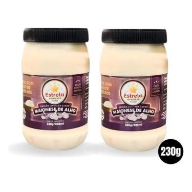 Imagem de Kit Maionese Estrela Edição Limitada Alho 230g 2 Unidades