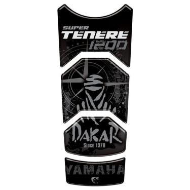 Imagem de Protetor de Tanque Vinil Autoadesivo Yamaha Super Ténéré 1200 2011 a 2020 Preto Teu Adesivo