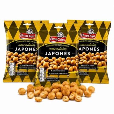 Imagem de Kit 50pcts Amendoim Japonês Assado Ao Forno 145g Elma Chips, 50 unidad