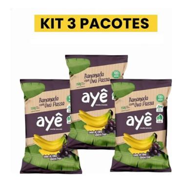 Imagem de Doce Bana Ayê Tradicional Uvas Passas Zero 3 Pacotes De 250g