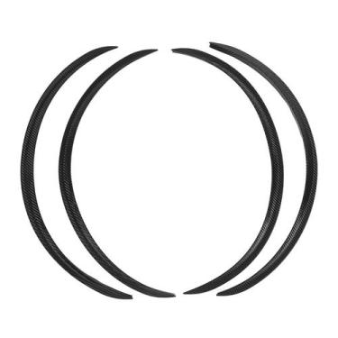 Imagem de Protetor de Para-lamas AOWINHIT Estilo Fibra de Carbono Preto 72 cm