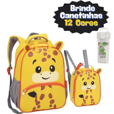 Imagem de Kit Mochila Creche e Lancheira Com Canetinhas - Seanite/Clio