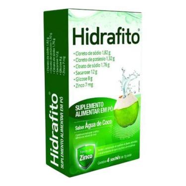 Imagem de Hidrafito Sabor Água De Coco Sais De Reidratação 4 Sachês 7g Água De C
