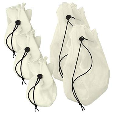 Imagem de Kit Coador Voal Pérola 3 PP + 2 Médio Suco Verde Detox Kefir