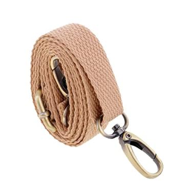 Imagem de Milageto Cinta para Bolsas, ​​ de, Bolsa de Mensageiro, Bolsa, Alças de Substituição de Cruzado, com Fivelas de Metal, 120cm, Cáqui