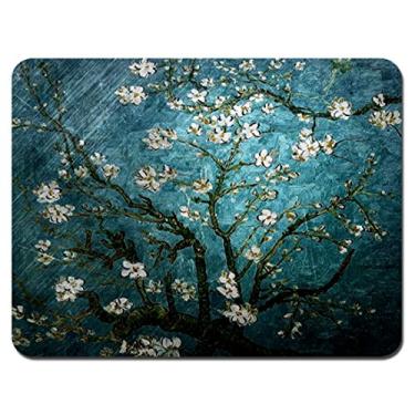 Imagem de Meffort Inc® Mouse pad padrão de 24 x 19 cm - Vincent Van Gogh Amêndoa Blossoming