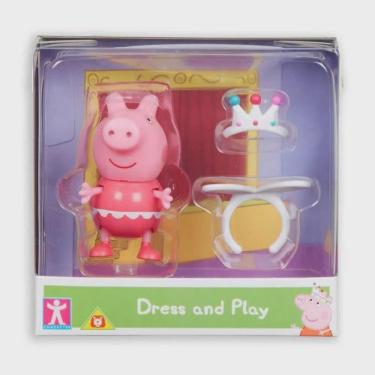 Imagem de Mini Figura Peppa Pig com Roupinhas - Peppa com Roupa de Bailarina - Sunny