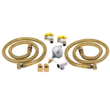 Imagem de Kit de Instalação Dupla para Cooktop e Forno para Gás de Botijão - CJ -W10866791_2GLP