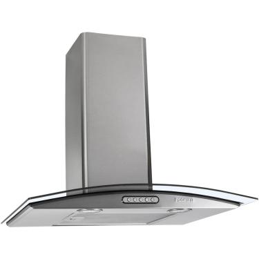 Imagem de Coifa Vidro Curvo Slim Inox 60cm - Fogatti