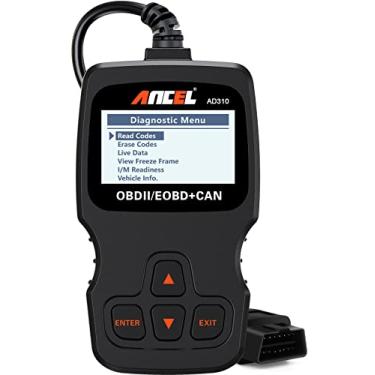 Imagem de ANCEL Scanner OBD II clássico aprimorado leitor de código de falha de motor de carro leitor de código de falha CAN ferramenta de digitalização de diagnóstico - preto
