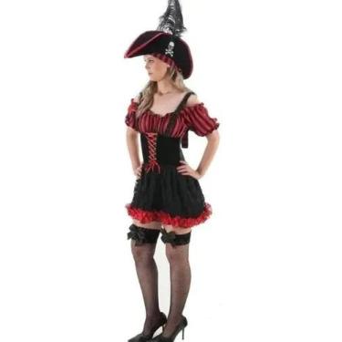 Compre Conjunto de fantasia de pirata de luxo para Halloween masculino,  vestido de festa cosplay