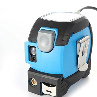 Imagem de Wemay 3 em 1 Rangefinder 5m Fita Métrica Régua Display LCD com Retroiluminação Medidor de Distância Dispositivo de Medição de Edifício Área Volumes Equipamento de Agrimensura