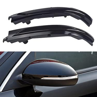 Imagem de Hacreyatu Luz de seta dinâmica LED para Kia K5 Optima MK4 JF espelho retrovisor sequencial indicador piscador 2016 2017 2018 2019 2020